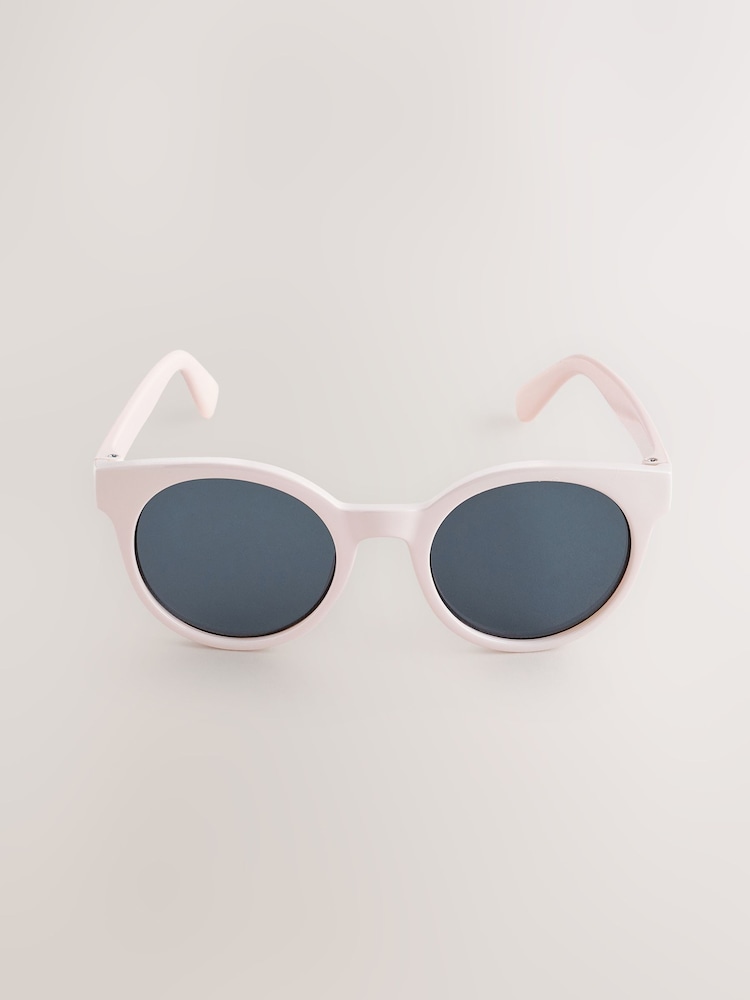 Light Pink Kids Round Sunglasses - Image 2 of 3