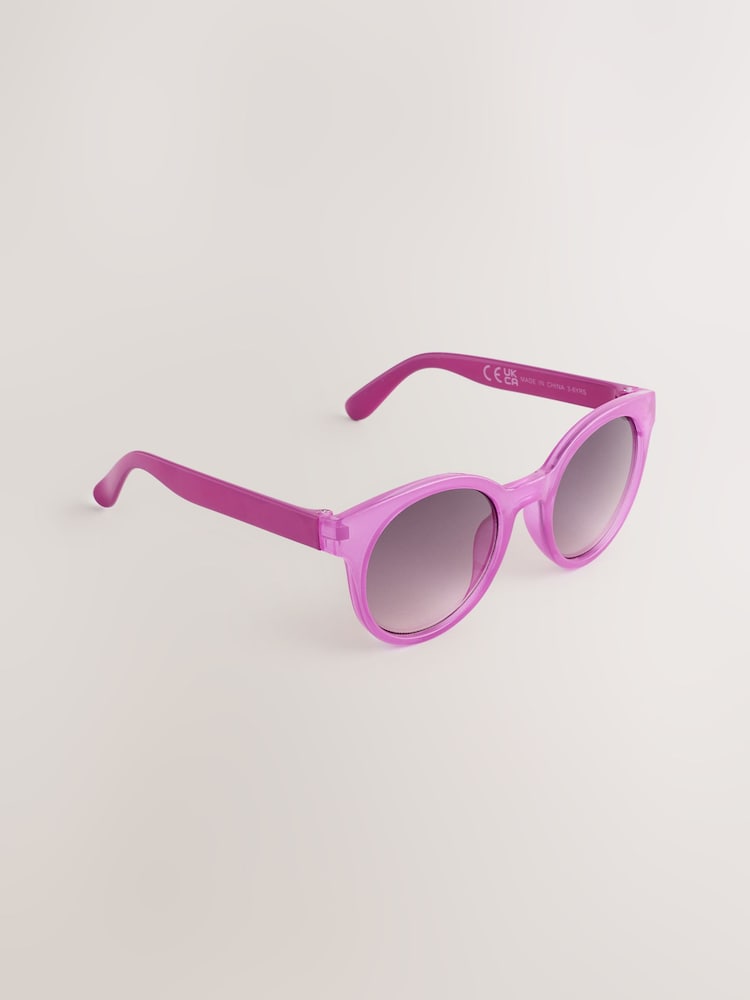 Pink/Purple Kids Round Sunglasses - Image 2 of 3