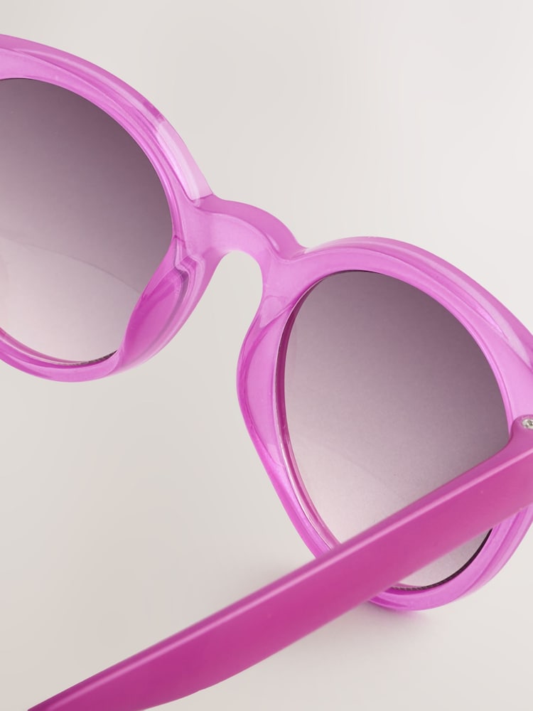 Pink/Purple Kids Round Sunglasses - Image 3 of 3