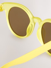 Yellow Kids Round Sunglasses - Image 3 of 3