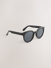Black Kids Round Sunglasses - Image 2 of 3