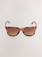 Tortoiseshell Brown Preppy Sunglasses - Image 2 of 3