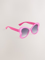 Pink Kids Novelty Butterfly Sunglasses - Image 1 of 3