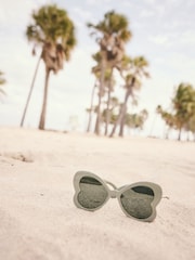 Green Kids Novelty Butterfly Sunglasses - Image 2 of 6