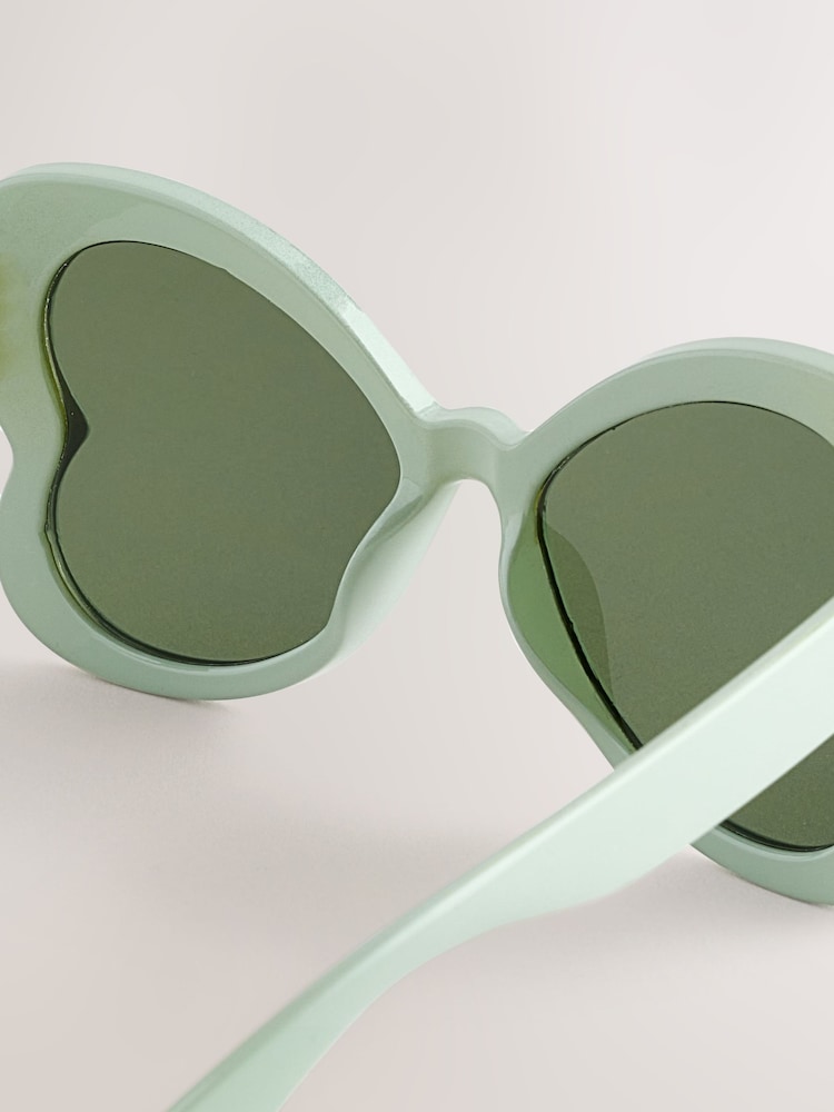 Green Kids Novelty Butterfly Sunglasses - Image 6 of 6