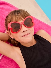 Red Kids Novelty Butterfly Sunglasses - Image 2 of 5