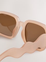 Nude Kids Square Sunglasses - Image 3 of 3