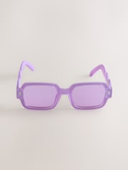 Lilac Purple Kids Square Sunglasses - Image 4 of 5