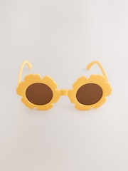 Yellow Kids Flower Sunglasses - Image 2 of 4