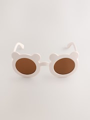 Cream Kids Novelty Bear Sunglasses - Image 3 of 4