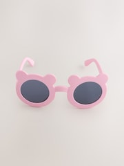 Pink Kids Novelty Bear Sunglasses - Image 1 of 3