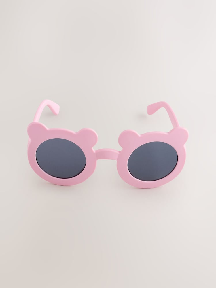 Pink Kids Novelty Bear Sunglasses - Image 1 of 3