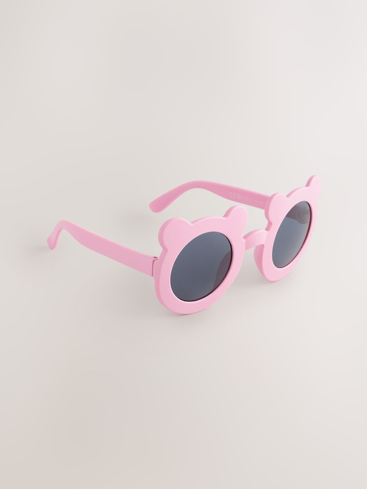 Pink Kids Novelty Bear Sunglasses - Image 2 of 3