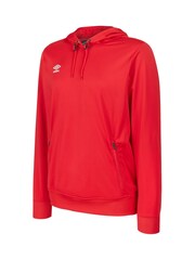 Umbro Red Poly OH Hoodie - Image 1 of 2