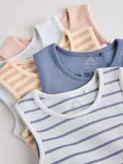 Minerals 100% Cotton  Baby Vest Bodysuits 5 Pack - Image 12 of 15