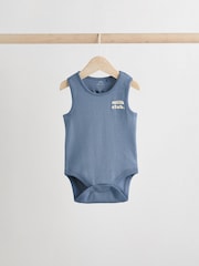 Minerals 100% Cotton  Baby Vest Bodysuits 5 Pack - Image 3 of 15