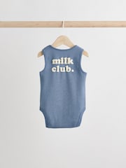 Minerals 100% Cotton  Baby Vest Bodysuits 5 Pack - Image 4 of 15