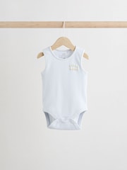 Minerals 100% Cotton  Baby Vest Bodysuits 5 Pack - Image 6 of 15