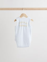 Minerals 100% Cotton  Baby Vest Bodysuits 5 Pack - Image 7 of 15