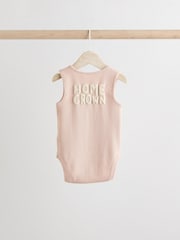 Minerals 100% Cotton  Baby Vest Bodysuits 5 Pack - Image 9 of 15