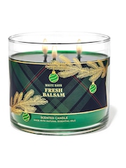 Bath & Body Works Fresh Balsam 2 Christmas Novelty 3-Wick Candle 14.5 oz / 411 g - Image 1 of 1