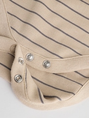 Multi Stripe Short Sleeve Baby Bodysuits 5 Pack - Image 12 of 13