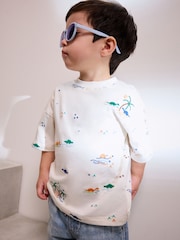 Blue Round Sunglasses - Image 2 of 5