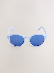 Blue Round Sunglasses - Image 3 of 5