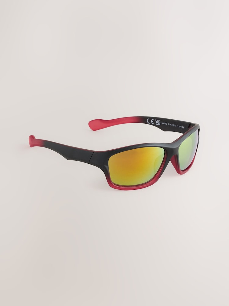 Red Sporty Sunglasses - Image 1 of 3