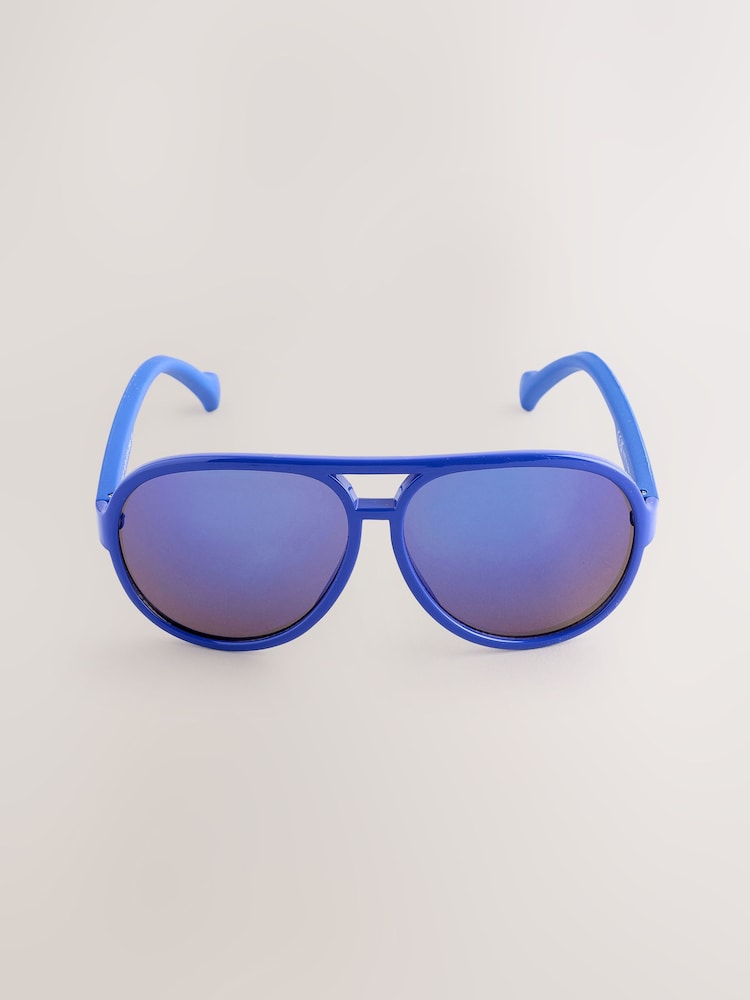 Blue Aviator Style Sunglasses - Image 2 of 3