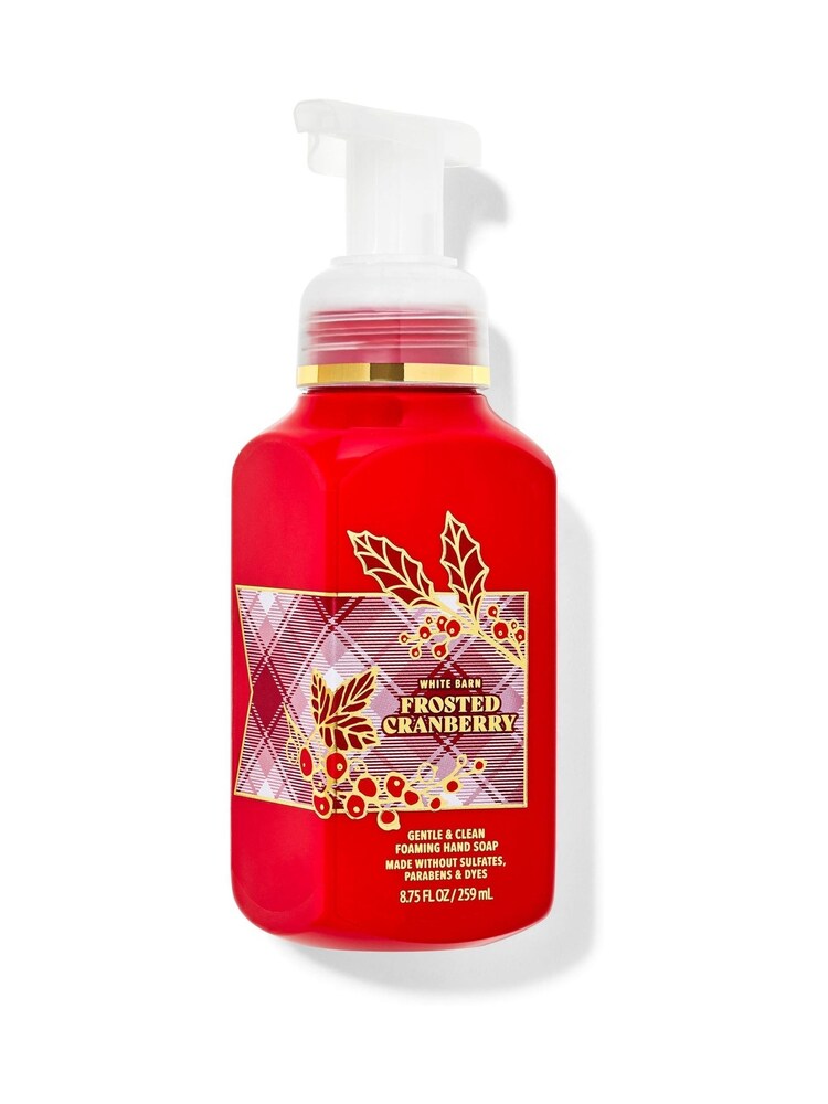 Bath & Body Works White Barn Christmas Gentle and Clean Foaming Hand Soap 8.75 fl oz / 259 ml - Image 1 of 1 Bath & Body Works White Barn Christmas Gentle and Clean Foaming Hand Soap 8.75 fl oz / 259 ml - Image 1 of 1