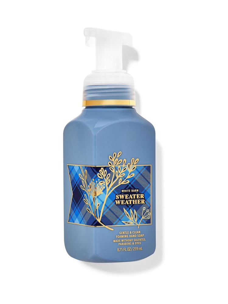 Bath & Body Works White Barn Christmas Gentle and Clean Foaming Hand Soap 8.75 fl oz / 259 ml - Image 1 of 1 Bath & Body Works White Barn Christmas Gentle and Clean Foaming Hand Soap 8.75 fl oz / 259 ml - Image 1 of 1