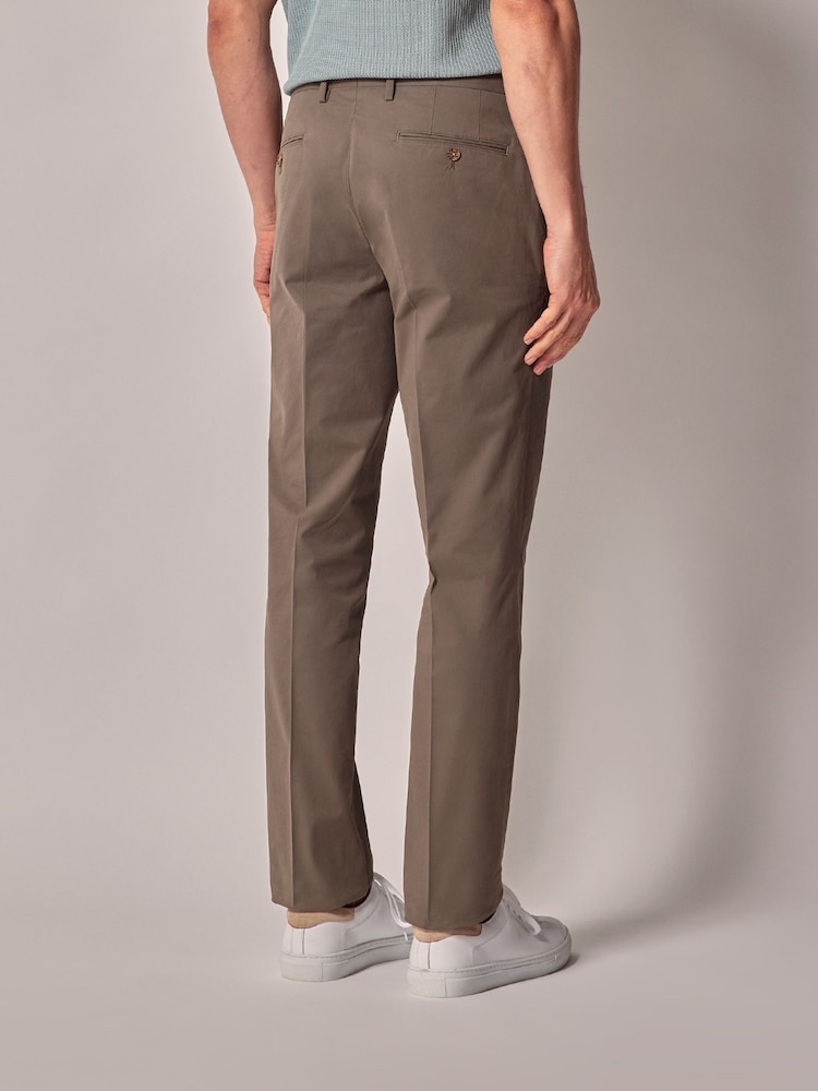 Hawes & Curtis Slim Green Smart Chinos - Image 2 of 4