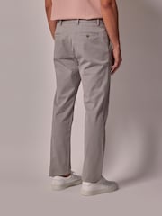 Hawes & Curtis Grey Garment Dyed Cotton Stretch Chinos - Imagen 3 de 4