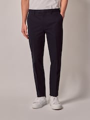 Hawes & Curtis Blue Slim Smart Chinos - Image 3 of 4