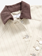 Neutral Stripe Neutral Cord Collar Jacket - Image 7 of 7