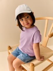 White Baseball 100% Cotton Cap (1-16yrs) - Image 2 of 5