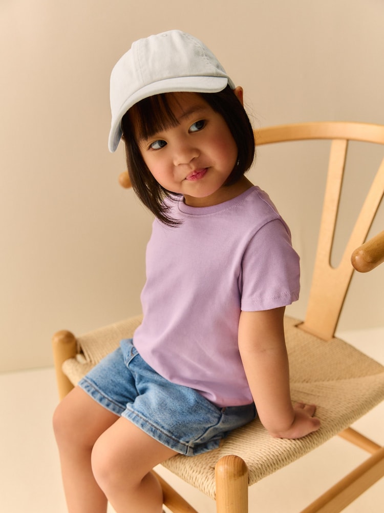 White Baseball 100% Cotton Cap (1-16yrs) - Image 2 of 5