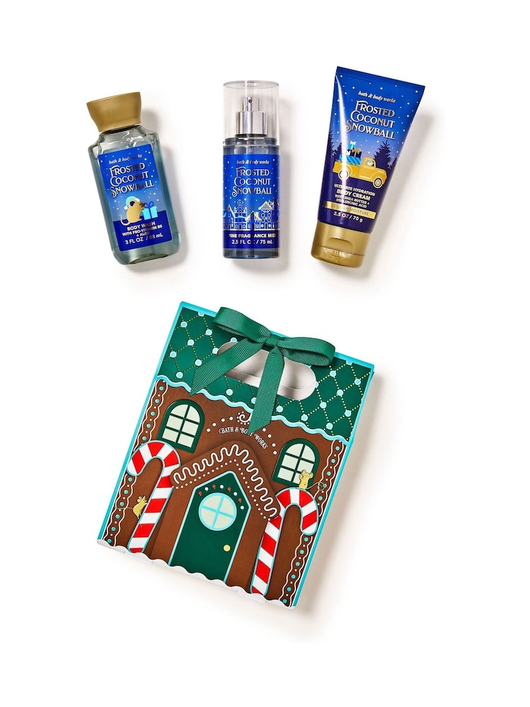 Bath & Body Works Frosted Coconut Snowball Mini Gift Box Set (Worth £30) - Image 1 of 2