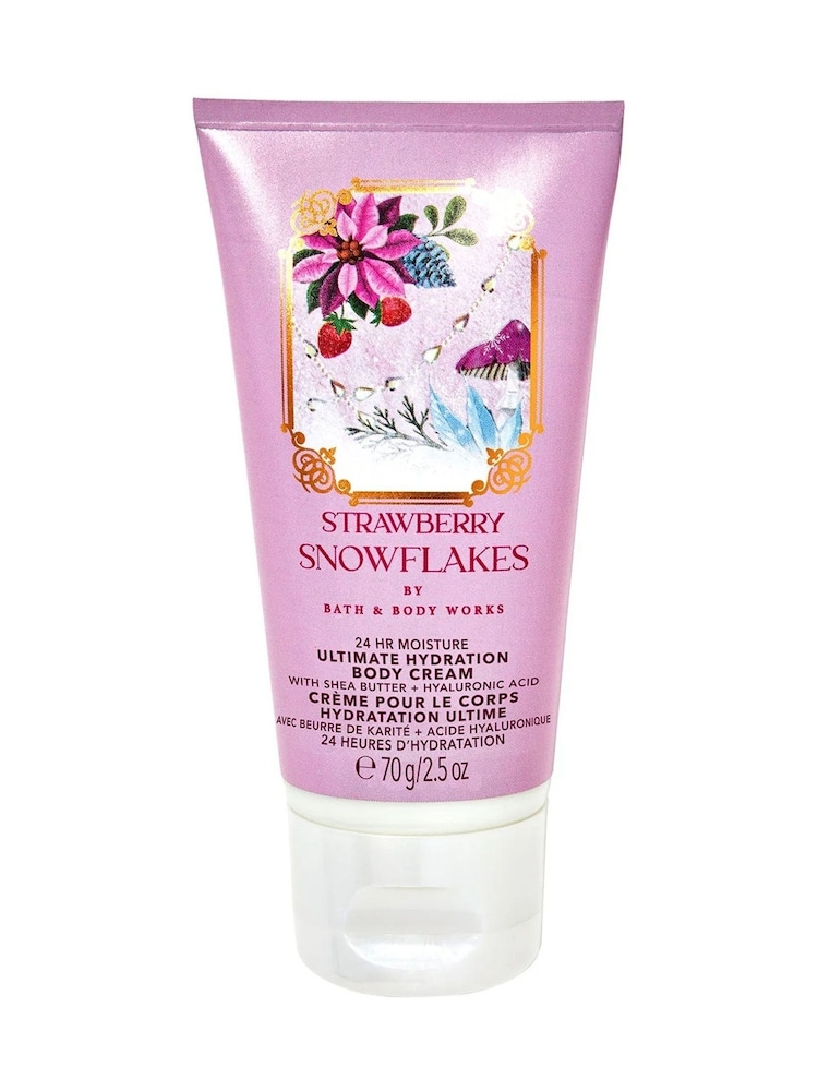 Bath & Body Works Strawberry Snowflakes Travel Size Body Cream - Image 1 of 1