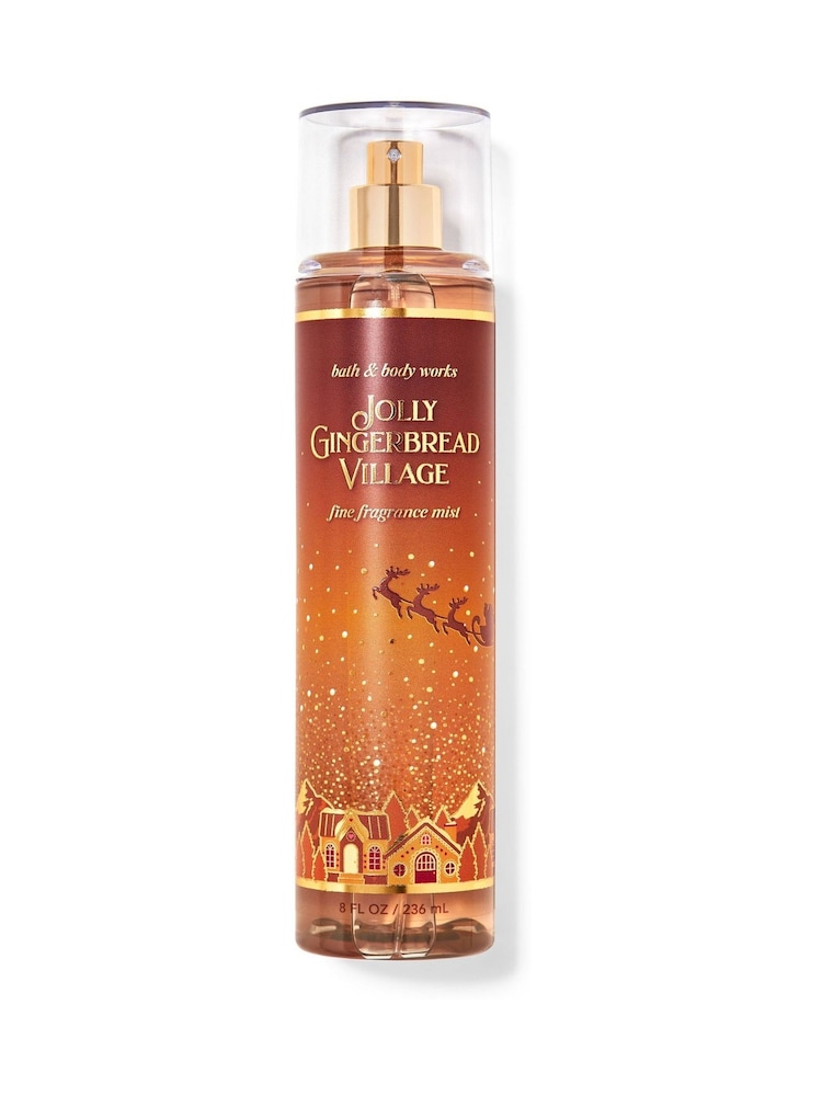 Bath & Body Works Jolly Gingerbread Village Fine Fragrance Body Mist 8 fl oz / 236 mL - Image 1 of 1