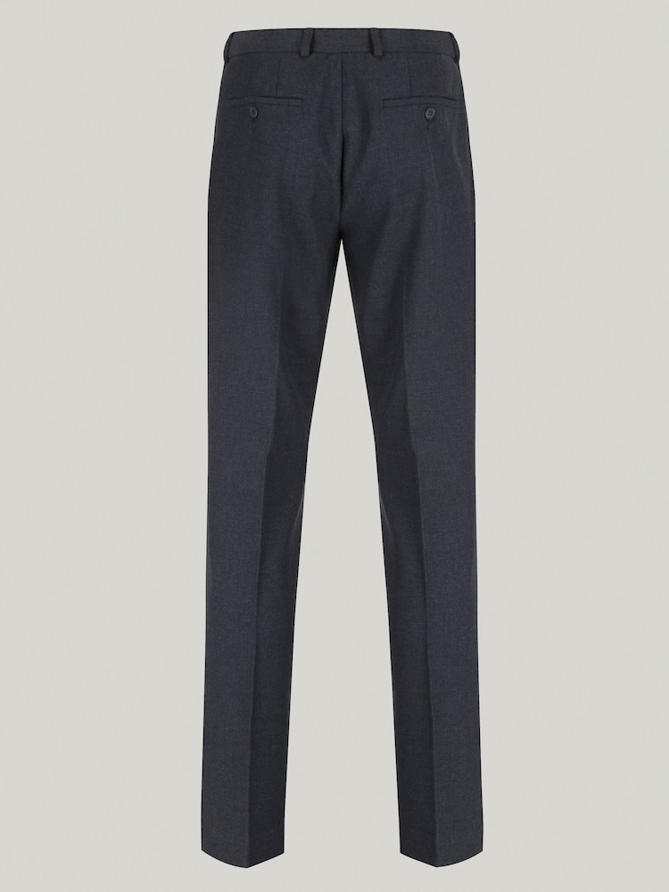 Trutex Senior Boys Grey Longer Length Slim Leg School Trousers - Image 5 of 5