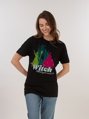 Brands In Black Women Boyfriend Fit Wizard of Oz Witch 100% Cotton T-Shirt - Image 1 of 3