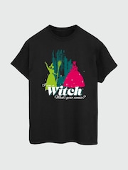 Brands In Black Women Boyfriend Fit Wizard of Oz Witch 100% Cotton T-Shirt - Image 2 of 3