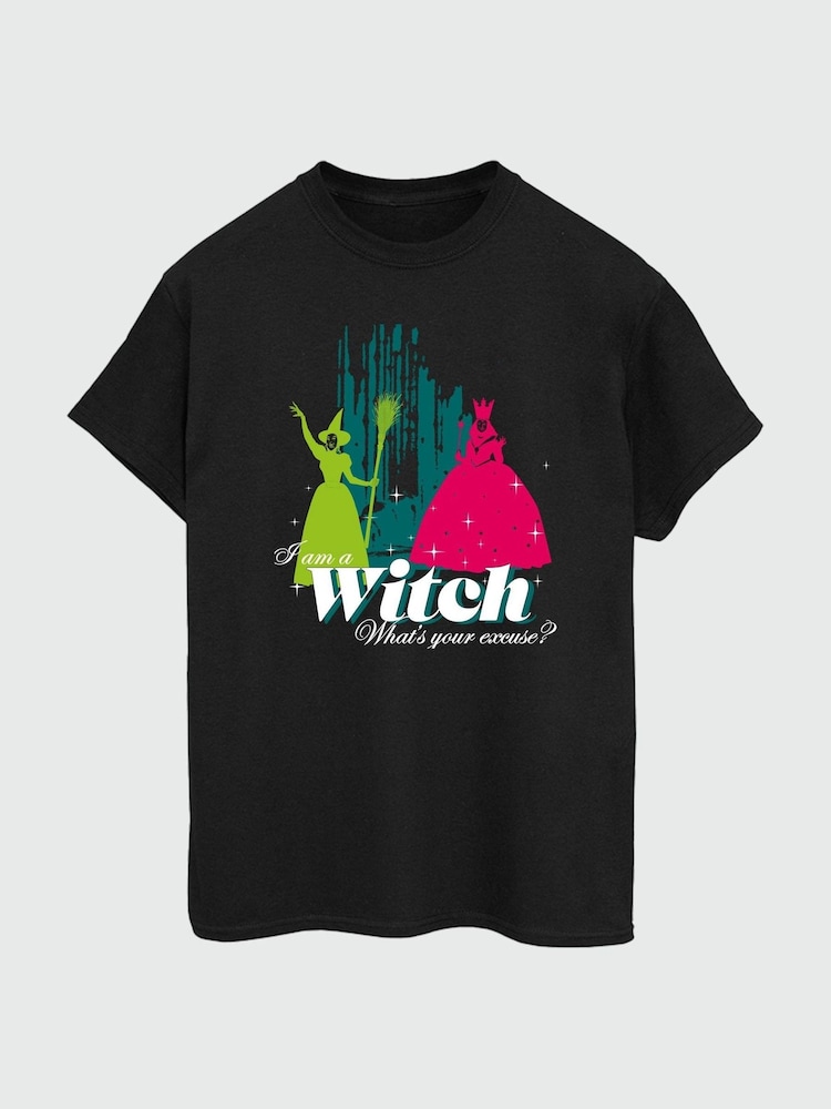 Brands In Black Women Boyfriend Fit Wizard of Oz Witch 100% Cotton T-Shirt - Image 2 of 3