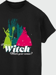 Brands In Black Women Boyfriend Fit Wizard of Oz Witch 100% Cotton T-Shirt - Image 3 of 3