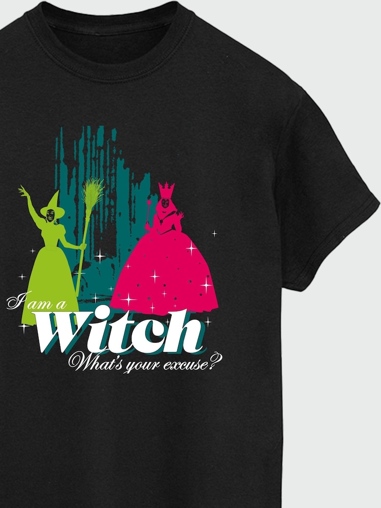 Brands In Black Women Boyfriend Fit Wizard of Oz Witch 100% Cotton T-Shirt - Image 3 of 3