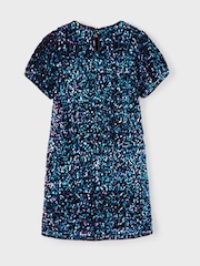 Name It Black Mixed Sequin Tunic Mini Dress - Image 4 of 5
