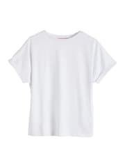 Lipsy Black/White Shoulder Trim 100% Cotton Tops 2 Pack (5-16yrs) - Image 8 of 8