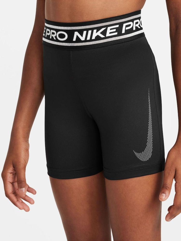 Черный - Шорты Nike Pro Dri-FIT - 3 дюйма - Изображение 3 из 3